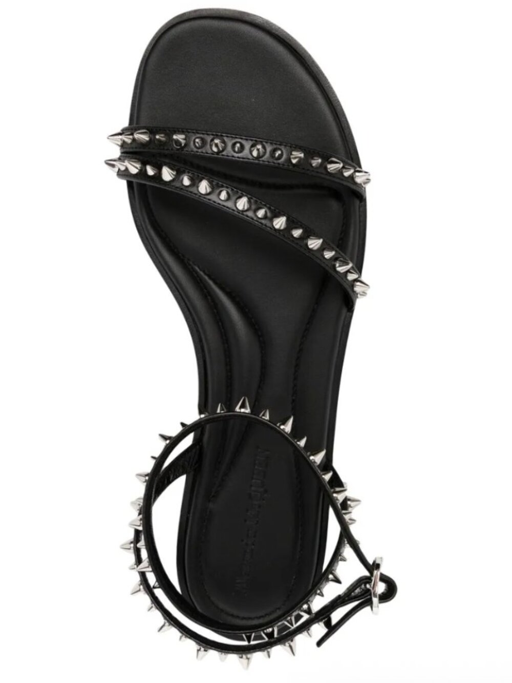 Alexander McQueen Spike-Stud Leather Sandals